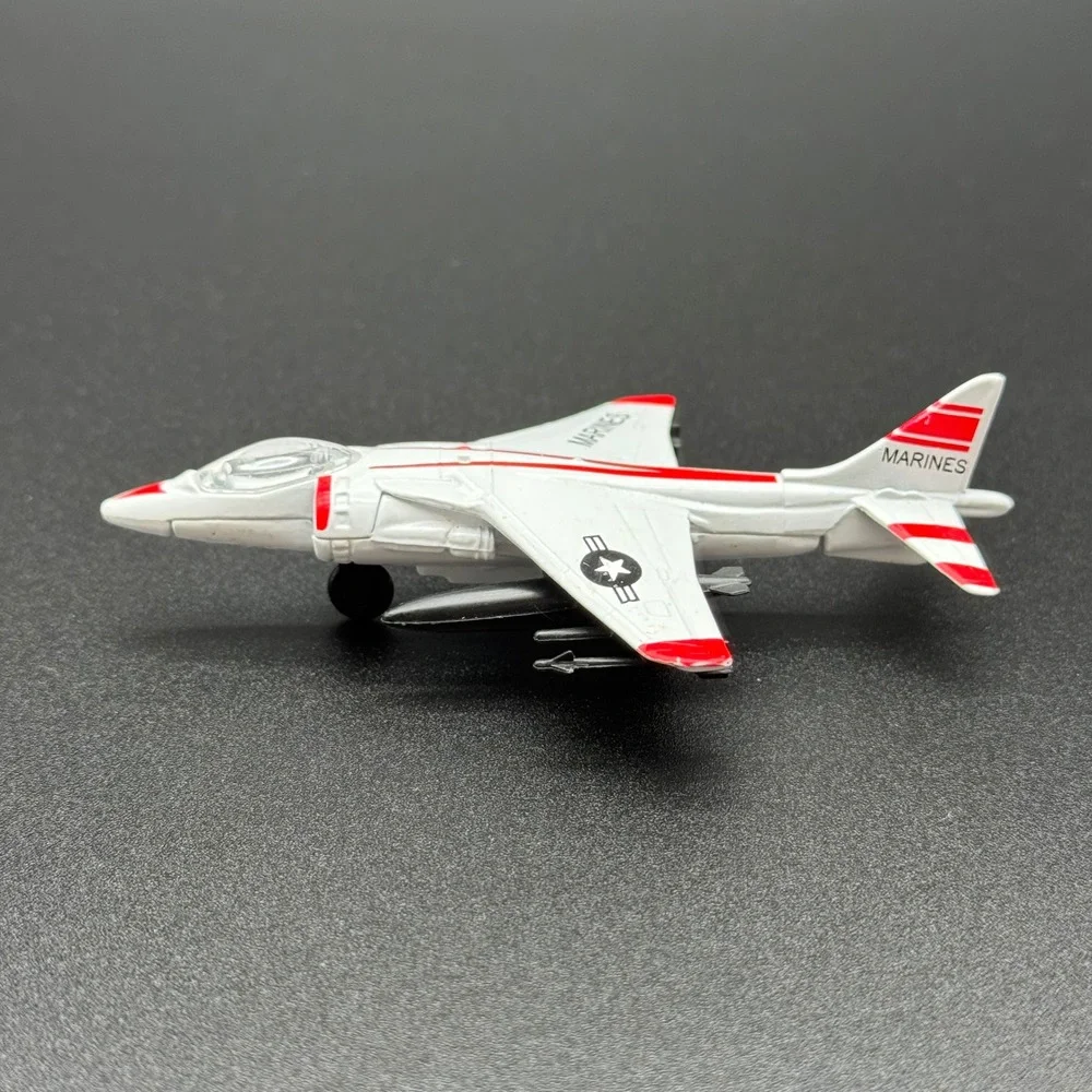 Marines AV-8B‎ Harrier II Ground Attack Jet Diecast Metal Vintage Toy